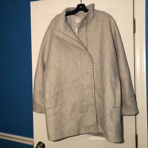 Light Grey, Never Worn J Crew City Coat